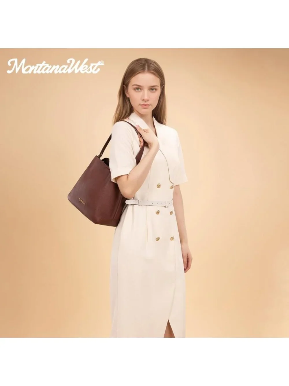 Stylish Medium Hobo Bag for Women, Versatile Shoulder Purse with 3 Compartments